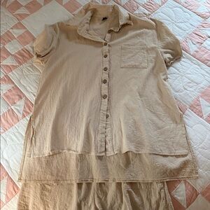 SHEIN Linen Set